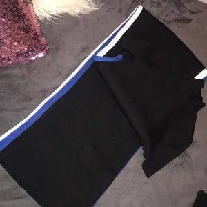 Zara ankle length sweater dress w/ side stripe